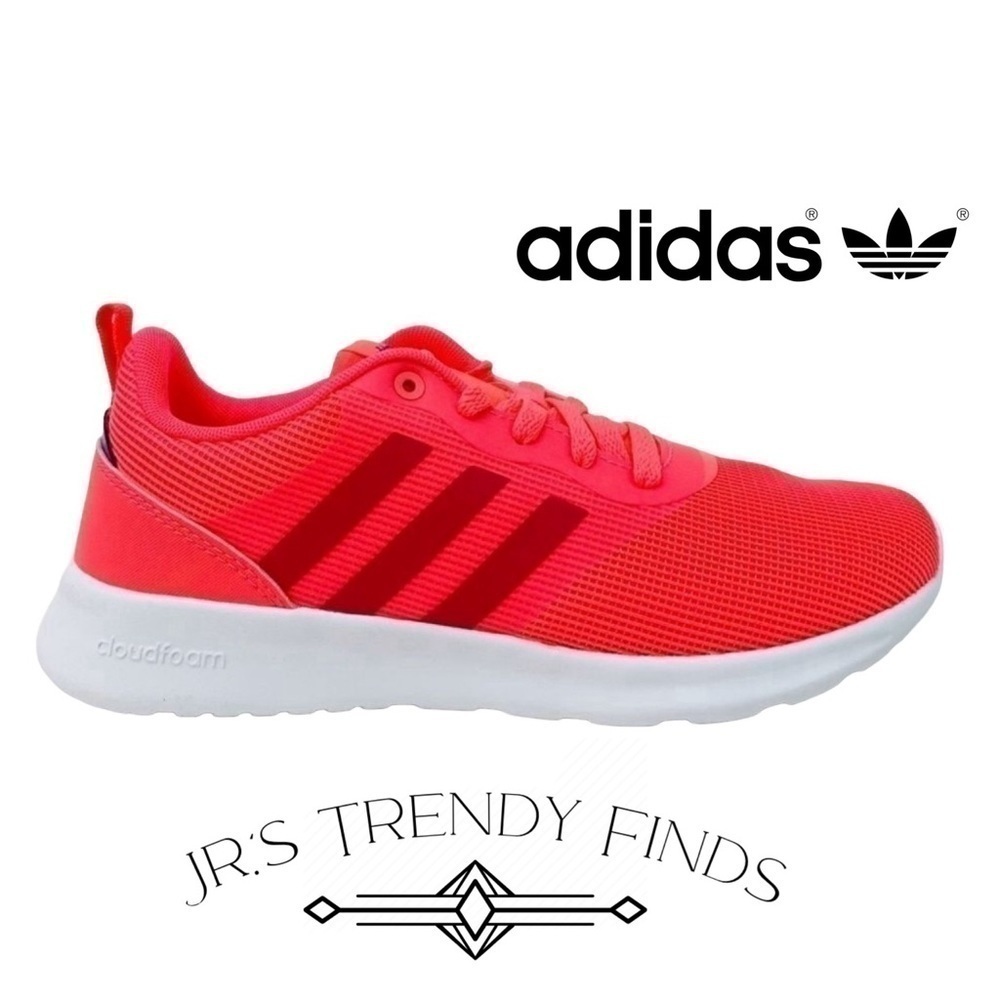 adidas Lite Racer 2.0 FW2540 Pink Lace Up Low Top Running Shoes Size 7.5